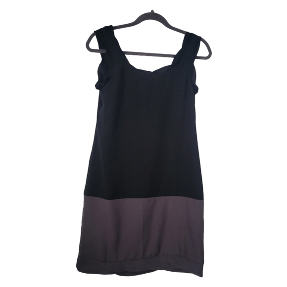 Thakoon Dress Colorblock Black/Gray - Picture 2 of 5
